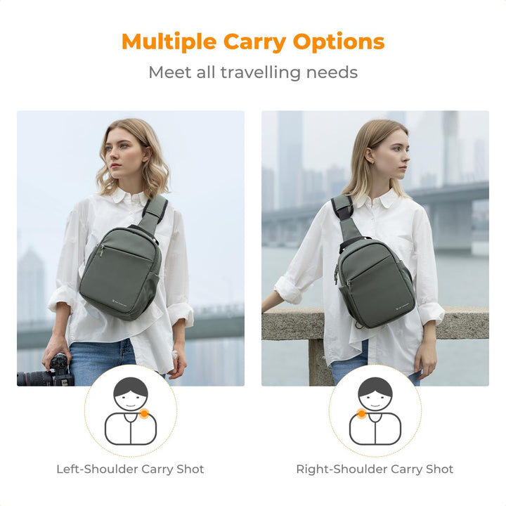 K&F CONCEPT Kameratasche, Kamera Sling Tasche Schultertasche Fotorucksack Klein, Wasserdichter Kamer