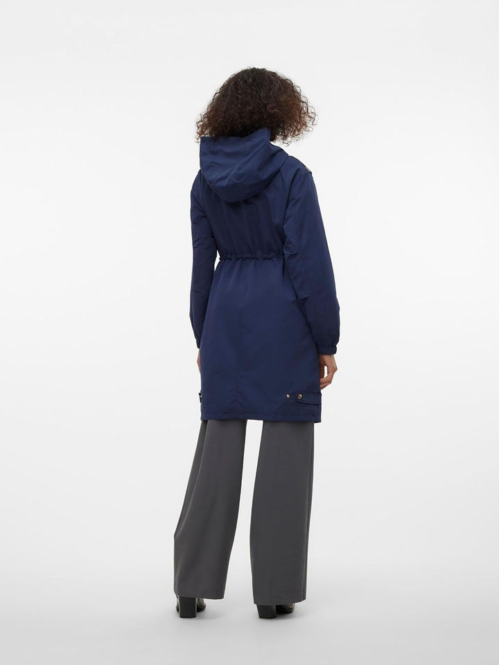 VERO MODA Female Langer Parka VMZOASOFIA Parka | Parka S Navy Blazer, S Navy Blazer