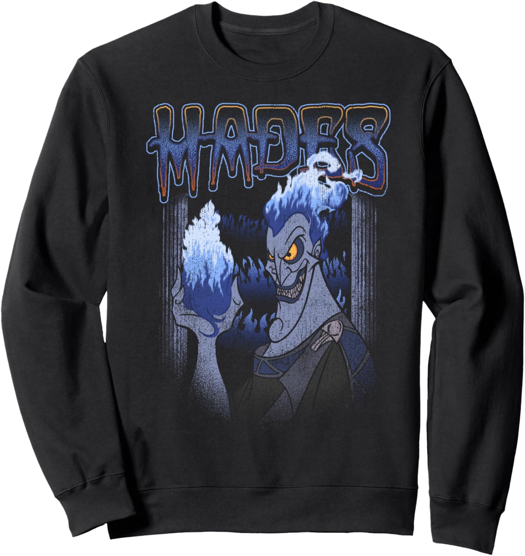 Disney Hercules Hades Flame Portrait Sweatshirt
