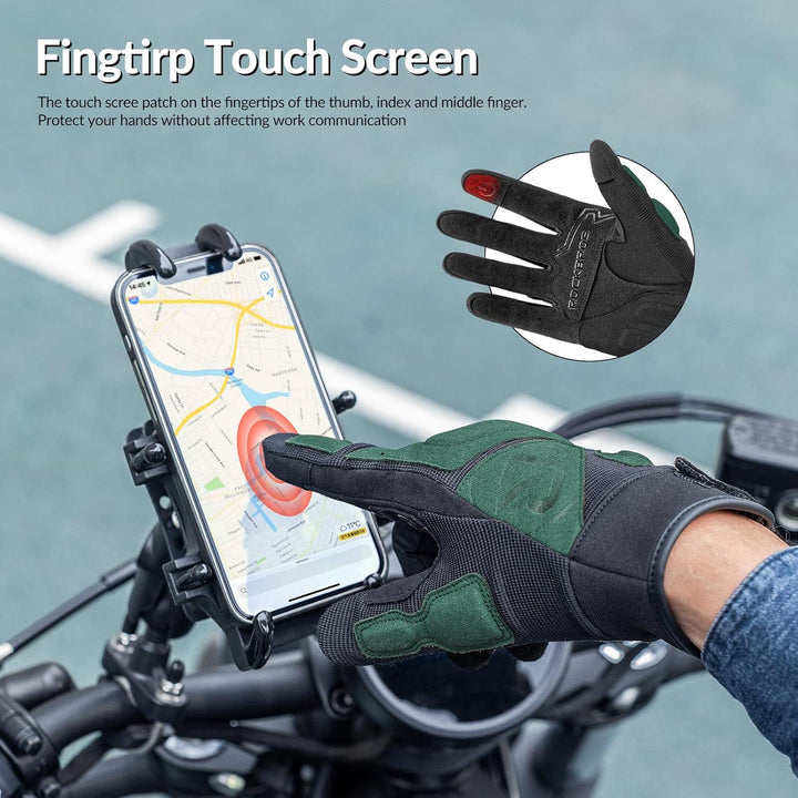 ROCKBROS Fahrradhandschuhe Damen Herren，MTB Handschuhe Touchscreen， Laufhandschuhe und Sport Handsch