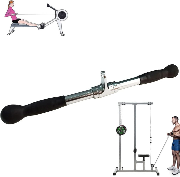 Kraftverstärkende Latzugstange Breiter Griff Curl Pulldown Aufsatz Fitnessgerät Gummigriffe Krafttra