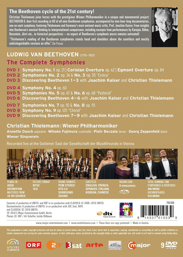 Beethoven - Sinfonien 1-9, DVD