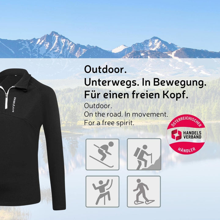 Black Crevice Damen Merino Skirolli I Hochwertiger Merino-Skipullover I Rolli für Damen aus 70% Meri