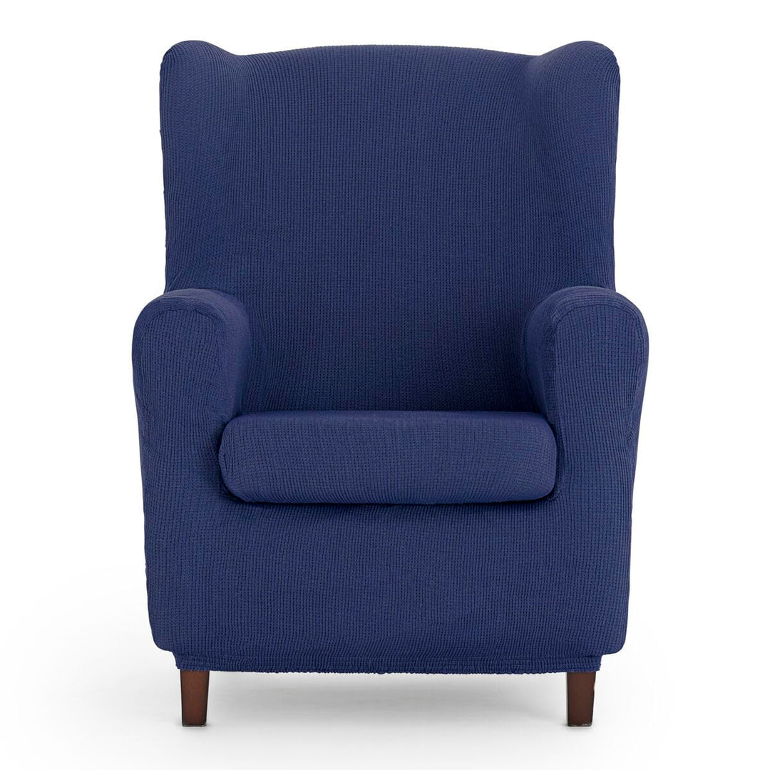 Eysa - Bezug für Ohrensessel, elastisch, Blau, Blau