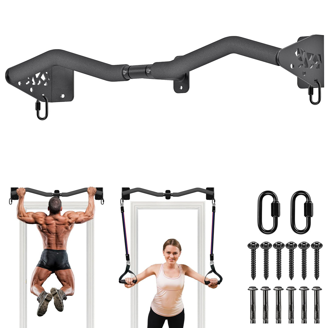 Kipika schwere Wand-Klimmzugstange, Türrahmen-Klimmzugstange für Heim-Fitnessstudio Krafttraining fü