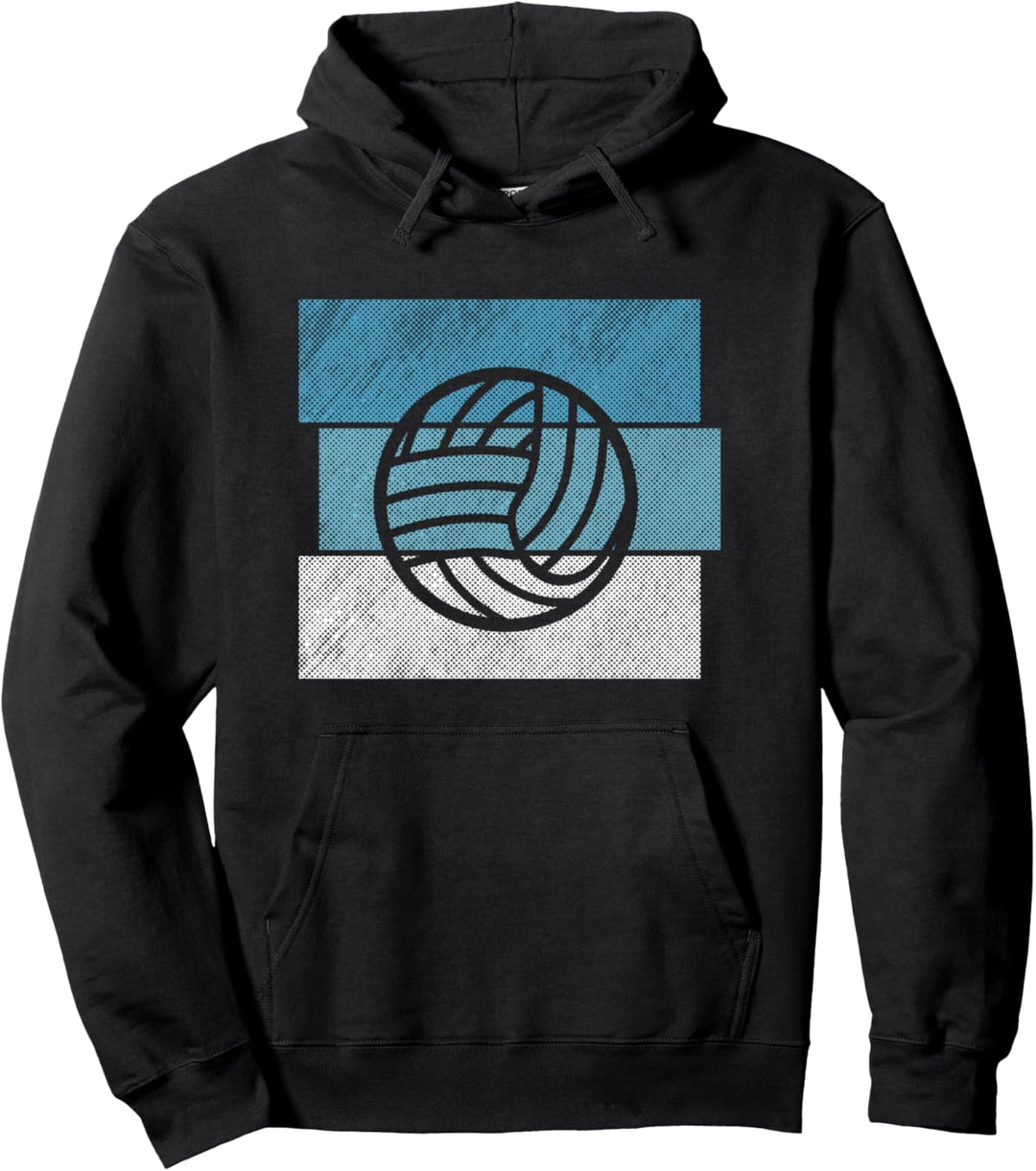 Volleyball Vintage Outfit Herren Damen Retro Volleyball Spieler Pullover Hoodie