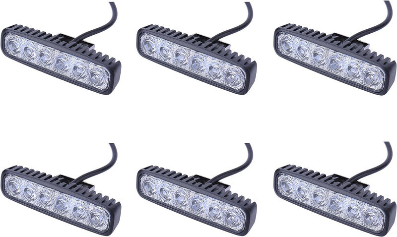 Greenmigo 6x 18W Led Scheinwerfer Offroad Lampe Flood Arbeitsscheinwerfer LED Arbeitslicht 12V 24V Z