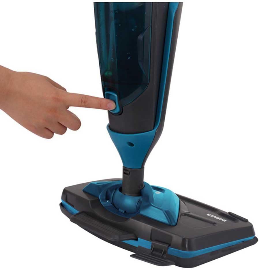Hoover CA2IN1D 011 Dampfreiniger Steam Capsule Plus, grau / türkis