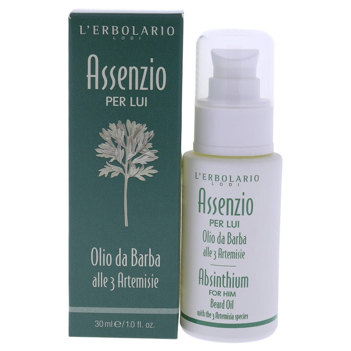 L'Erbolario Absinth für Ihn Bartöl, 1er Pack (1 x 30 ml)