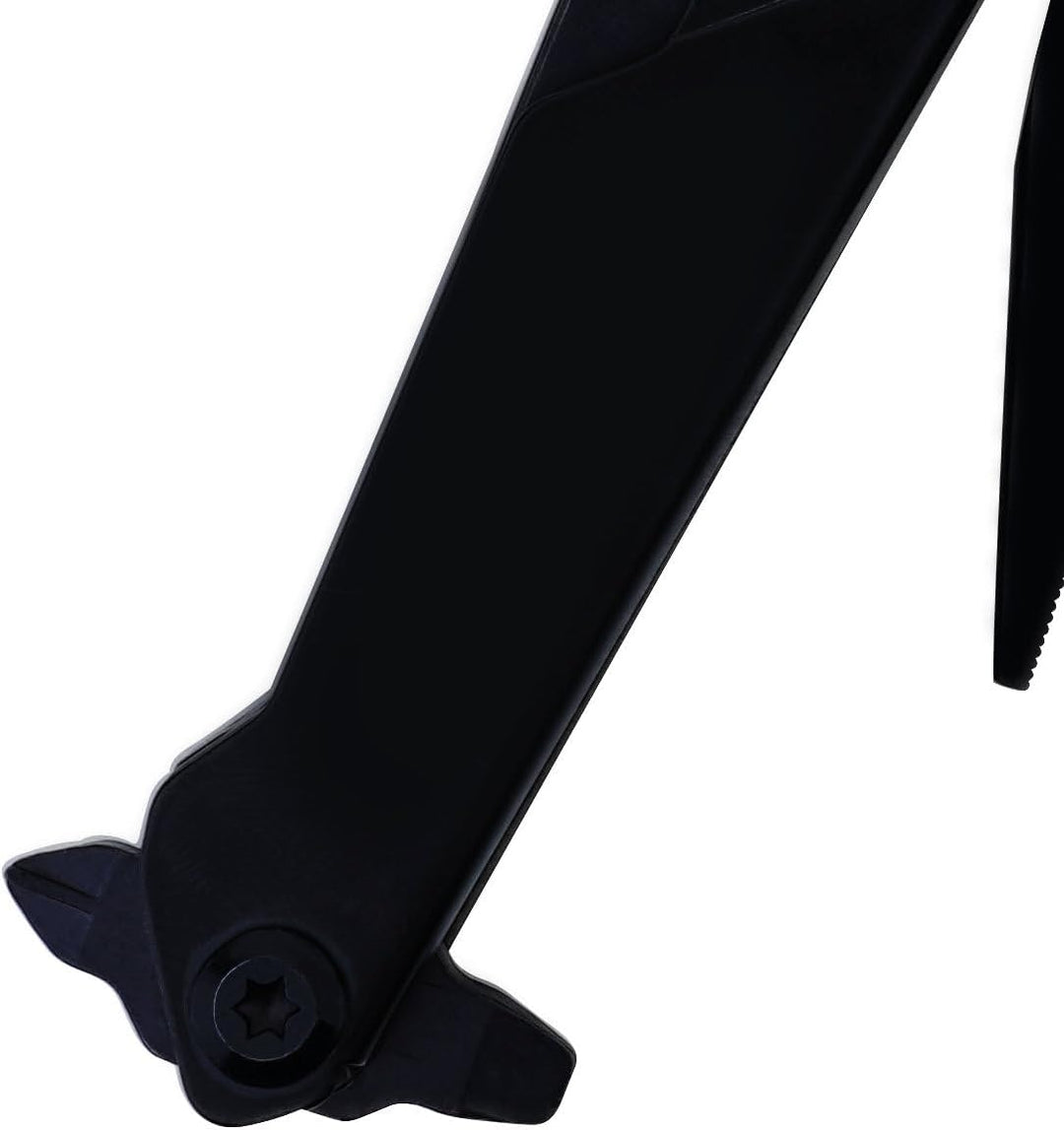 munkees® Multitool 10-in-1 Black Line – EDC-Werkzeug mit Messer, Zange