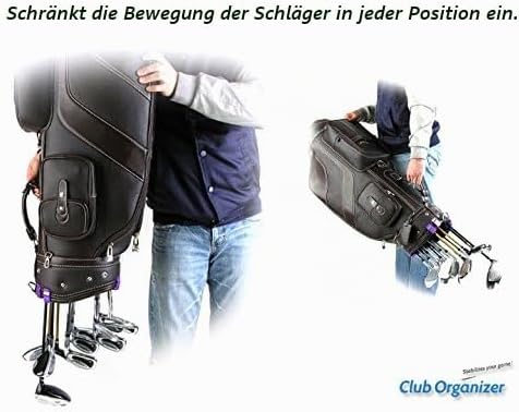 iplus Golfclub Organisatoren 14pcs 1set Clip macht Halter Eisen Putter auf Tasche zu schützen