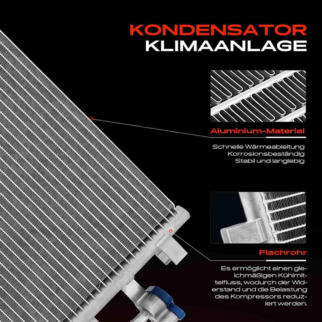 Frankberg Kondensator Klimaanlage mit Trockner Kompatibel mit iX35 EL ELH LM 1.6L 2.0L Benzin 2010-2