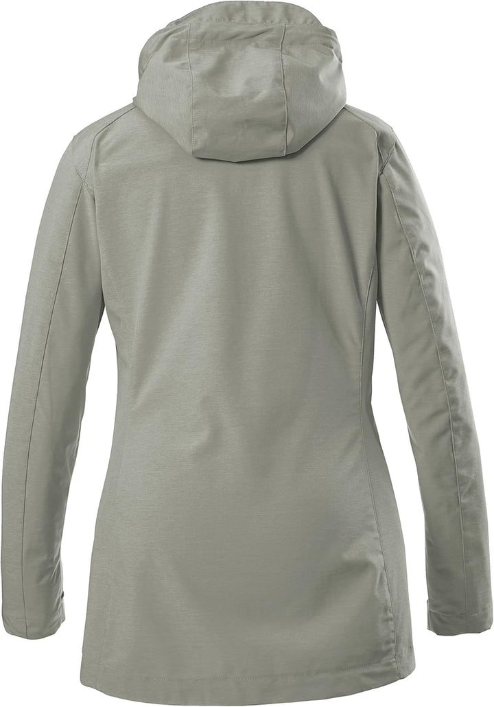 G.I.G.A. DX Damen Solena Casual Softshelljacke Mit Abzippbarer Kapuze 50 helloliv, 50 helloliv