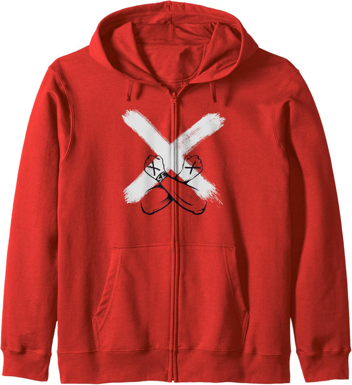 Straight Edge, Vegan, gegen Drogen, Punk Shirt Kapuzenjacke