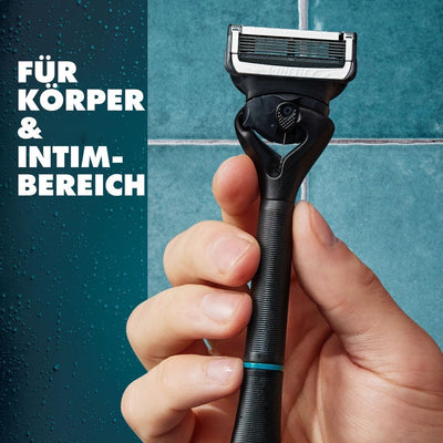 Gillette SET, Gillette Mach3 Rasierklingen für Rasierer, 25 Ersatzklingen + Gillette Intimate Nassra
