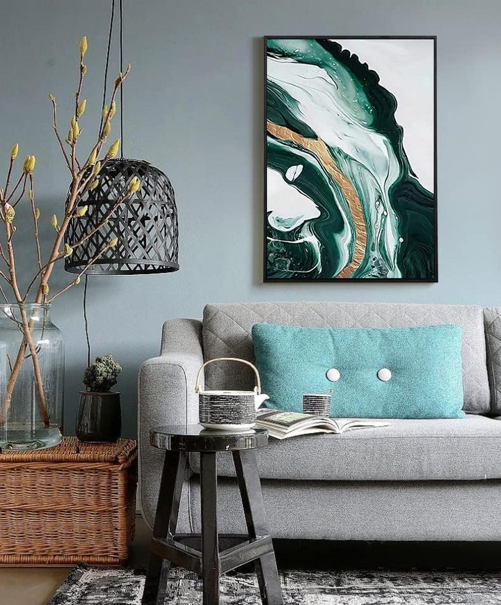 LPFNSF Moderne Bilder Leinwand,bilder wohnzimmer, wandbilder wohnzimmer,Marmor Leinwand Gemälde für