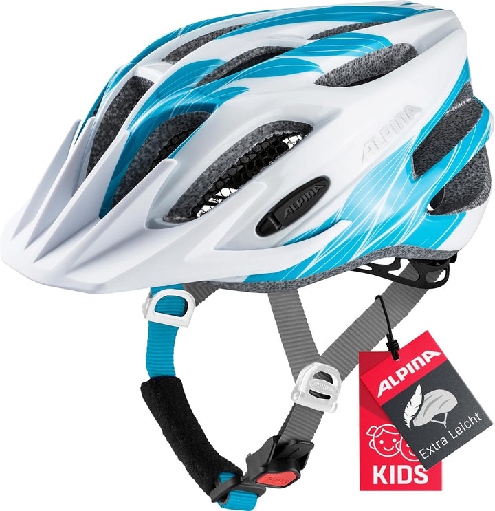 ALPINA FB JR. 2.0 - Stossabsorbierender, Leichter & Stabiler Fahrradhelm Mit nachrüstbarem LED Für K
