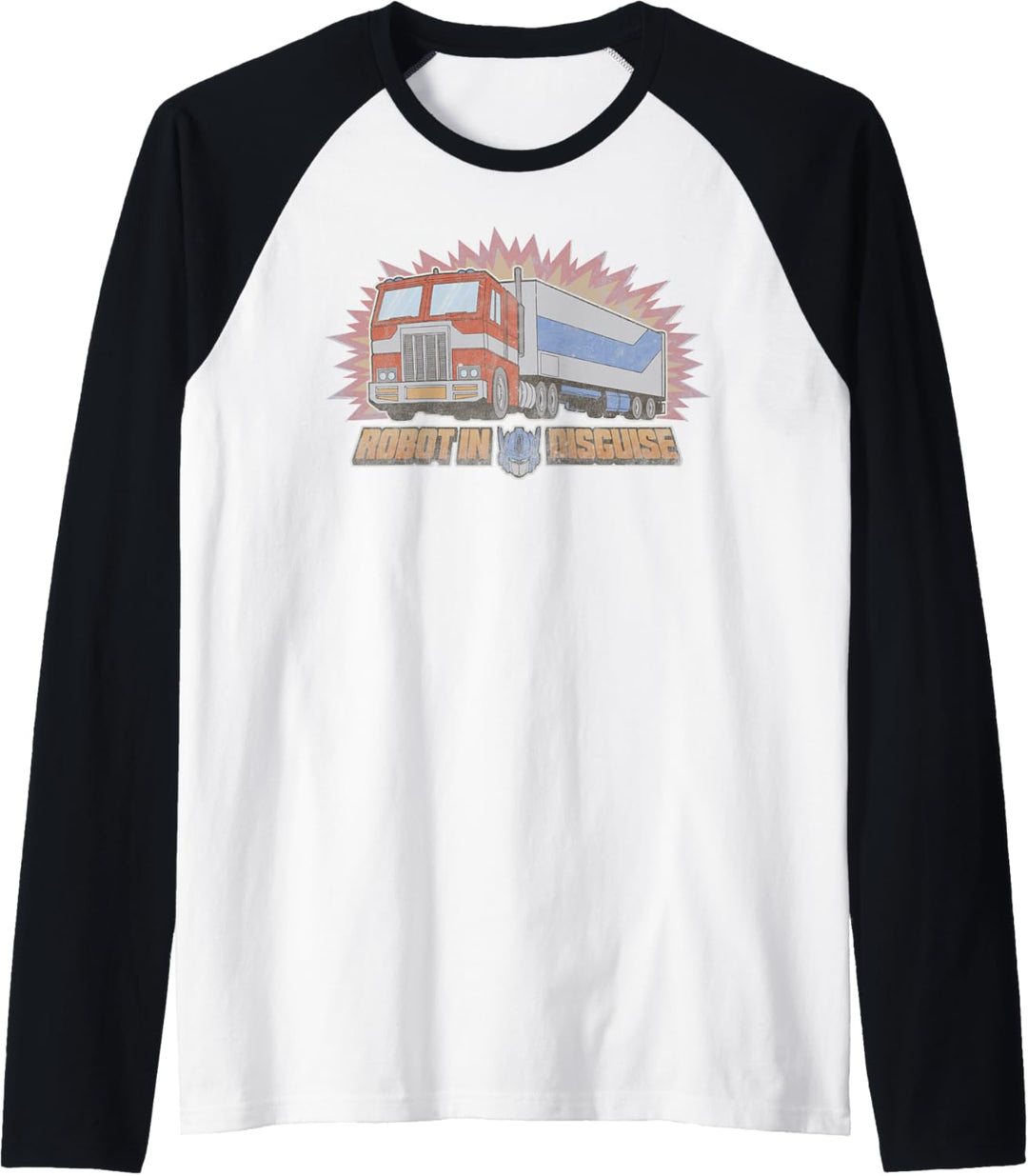 Transformers Optimus Prime Robot In Disguise Raglan