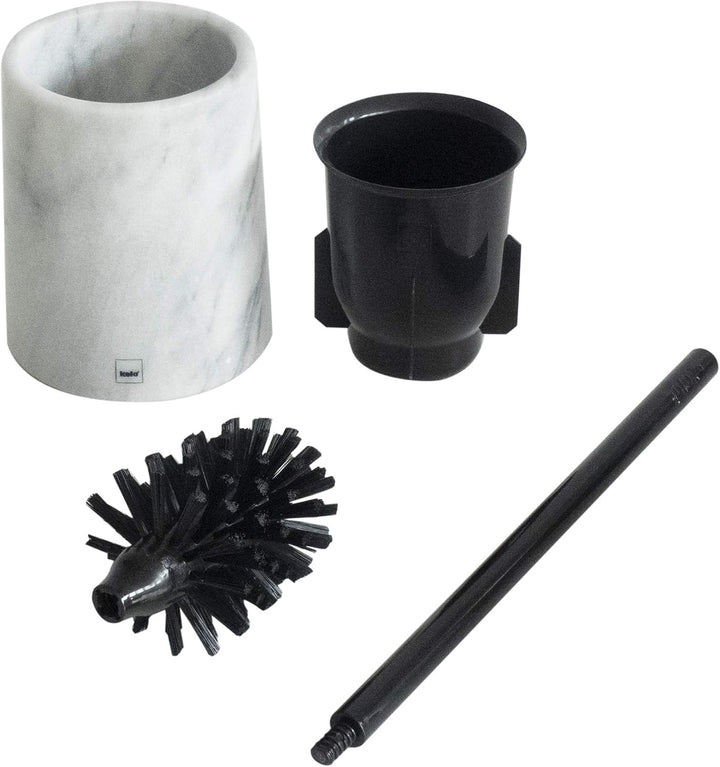 kela Varda Collection Marmor Weiss Klobürsten-Set, Klobürsten-Set