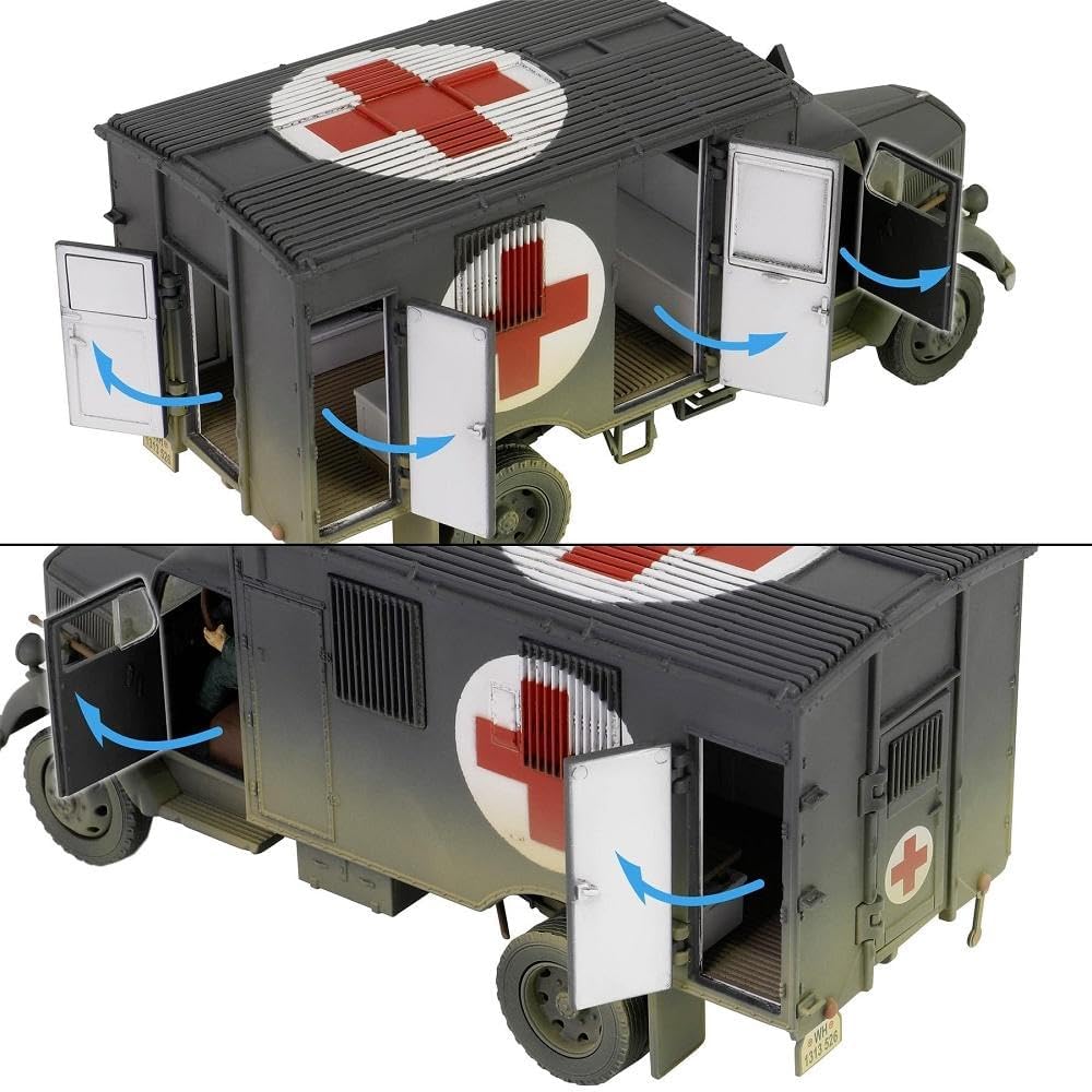 Forces of Valor 1:32 Opel Blitz 6700 A-Typ Kfz.305 grau - Standmodell, Modellbau, Diorama Modell, Mi