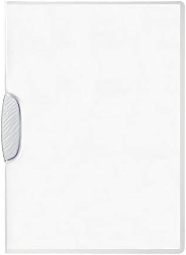 Durable Klemm-Mappe Swingclip aus PP, bis zu 30 Blatt A4, weiss, 25er Packung, 226002, weiss