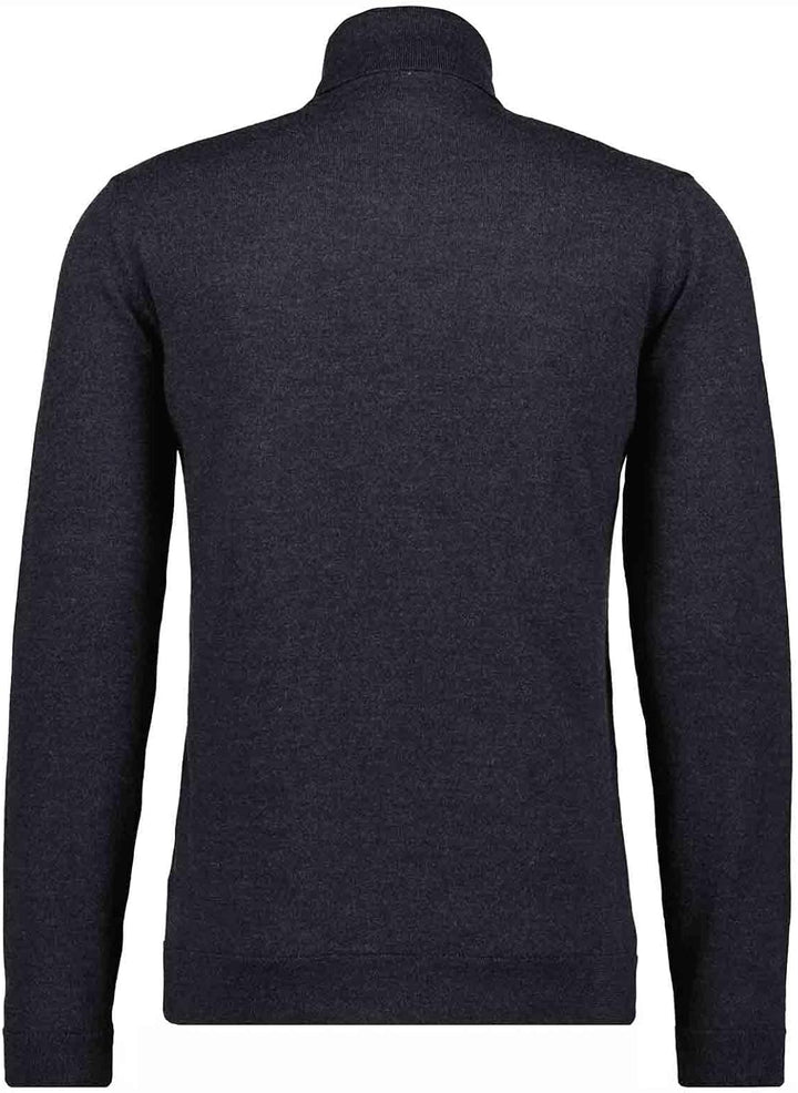 RAGMAN Herren Merino-Pullover Rollkragen M Asphalt-018, M Asphalt-018
