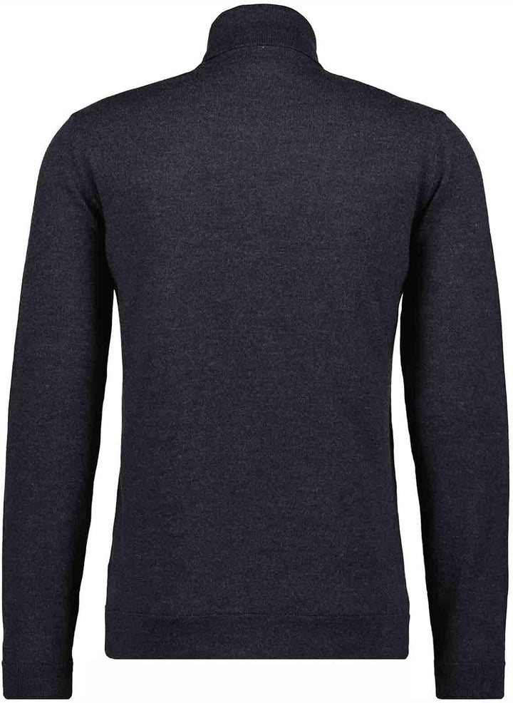 RAGMAN Herren Merino-Pullover Rollkragen M Asphalt-018, M Asphalt-018