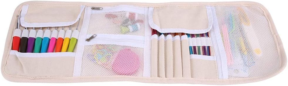 Häkelset mit Etui, ergonomischer , Stricksets Griff, Nadel, Häkelnadeln, Näh- und Strickwerkzeug-Set