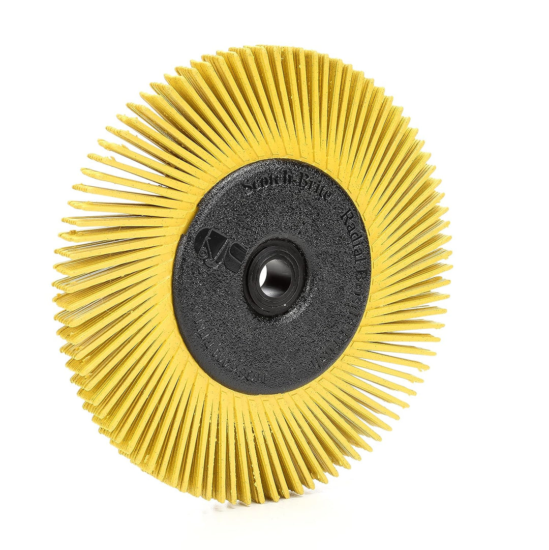 Scotch-Brite(TM) Bürste mit Radialborsten, Cubitron/Aluminiumoxid, 6000 U/min, 6 Durchmesser x 1/2 B