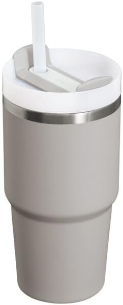 Stanley Quencher H2.0 FlowState Vakuumisolierter Becher aus Edelstahl mit Deckel und Strohhalm für W