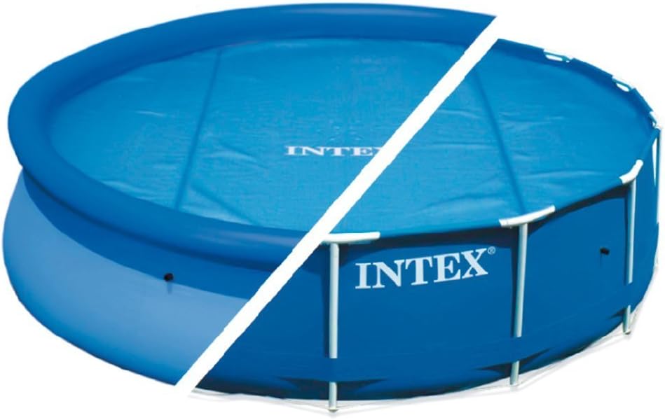 Intex Solar Cover Pool - Solarabdeckplane - Ø 488 cm - Für Easy Set und Frame Pool Single, Single