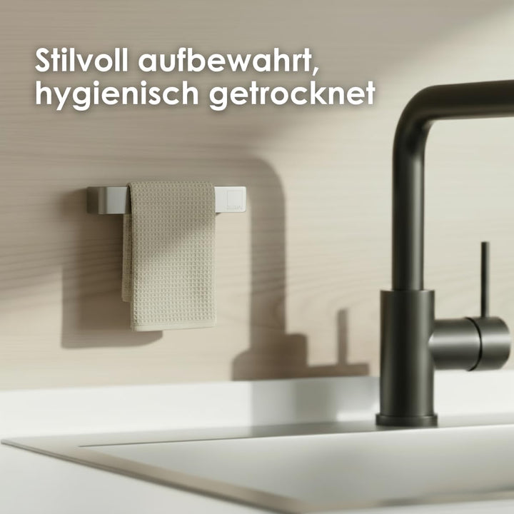 Spültuchhalter | Spüllappenhalter selbstklebend an der Wand | Lappenhalter geeignet als Küchen Organ