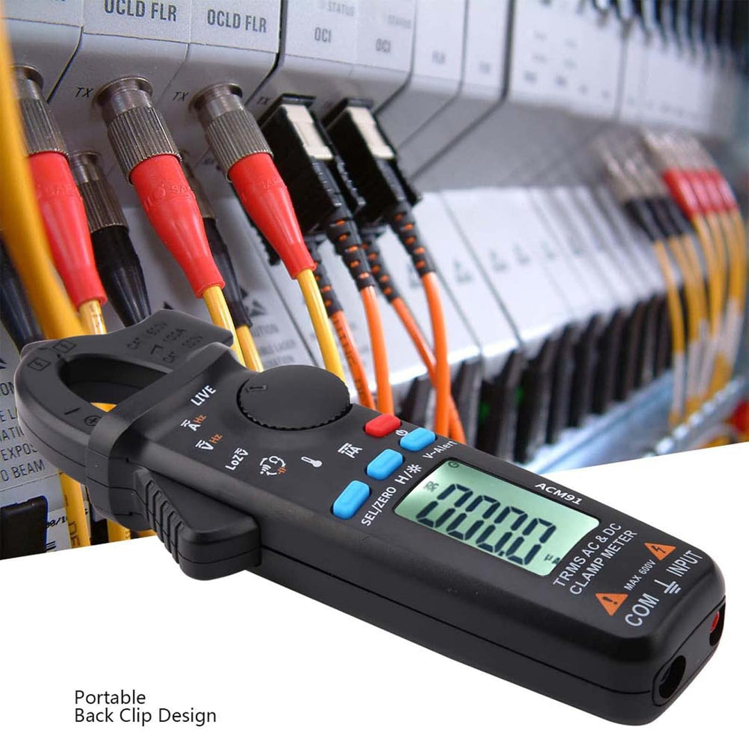 DC Clamp Meter ACM91 1mA Stromtester True RMS Auto-Ranging 6000 Zähler Multimeter Niedrigohmiger Liv