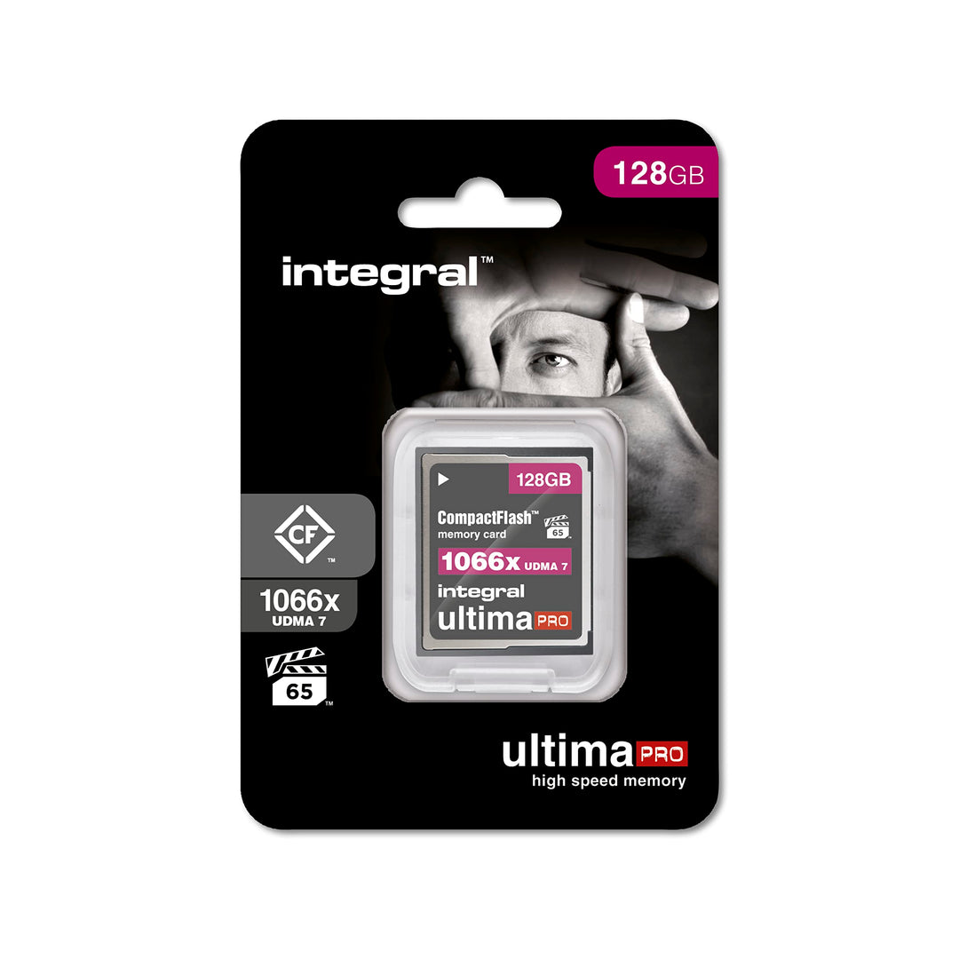 Integral 128GB Compact Flash Karte UDMA-7 1066x Speed VPG-65 160MB/s Lesen und 135MB/s Beschreiben P