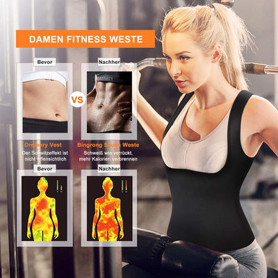 Bingrong Frauen Fitness Figurformender Unterbrust Taillenmieder Bauch-Weg Sauna Sport Training Taill