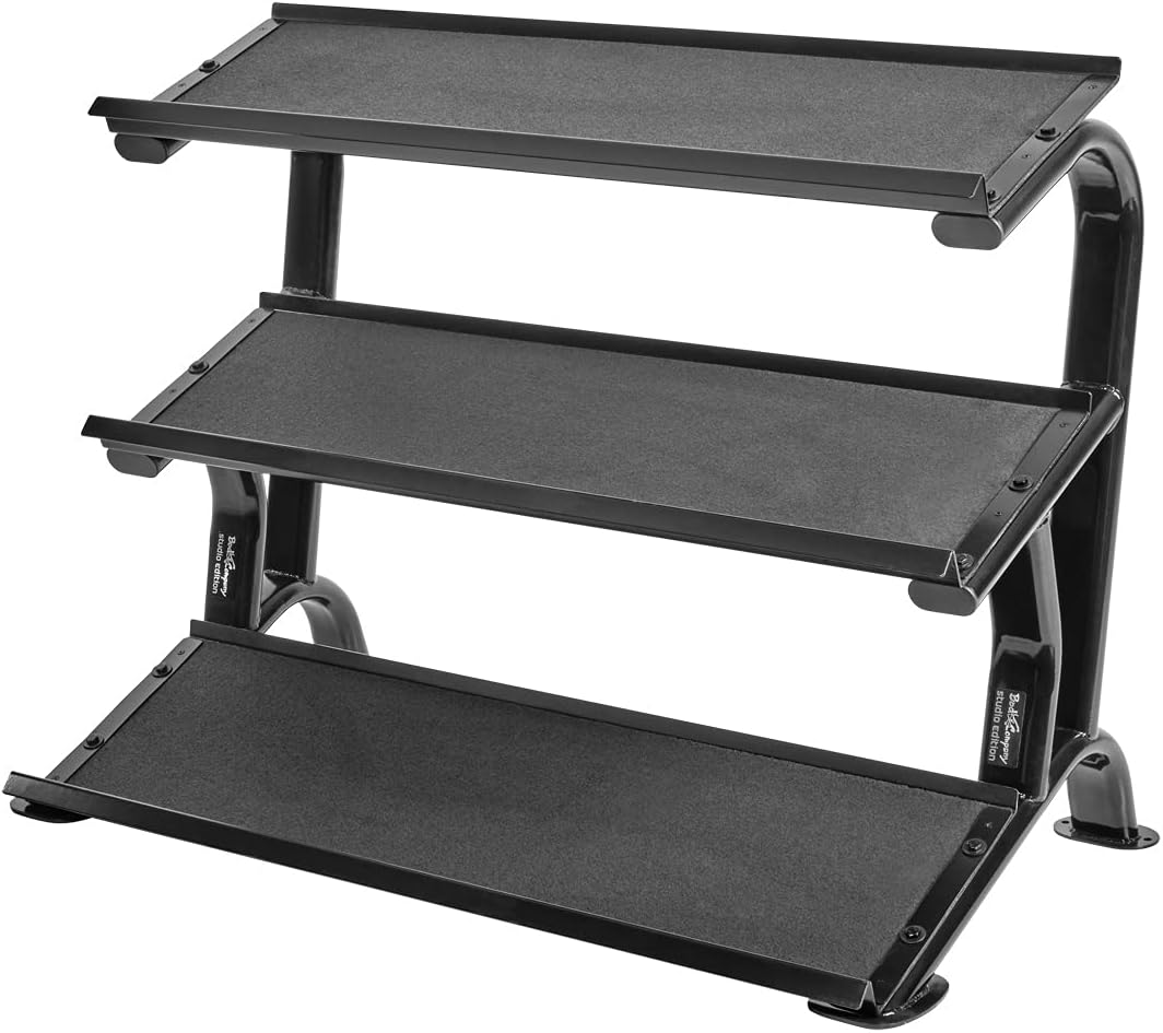 Bad Company Kurzhantel Ablage-System für 10 oder 14 Hexagon Hantel Paare I BCA-116/117 3-stöckig, 3-