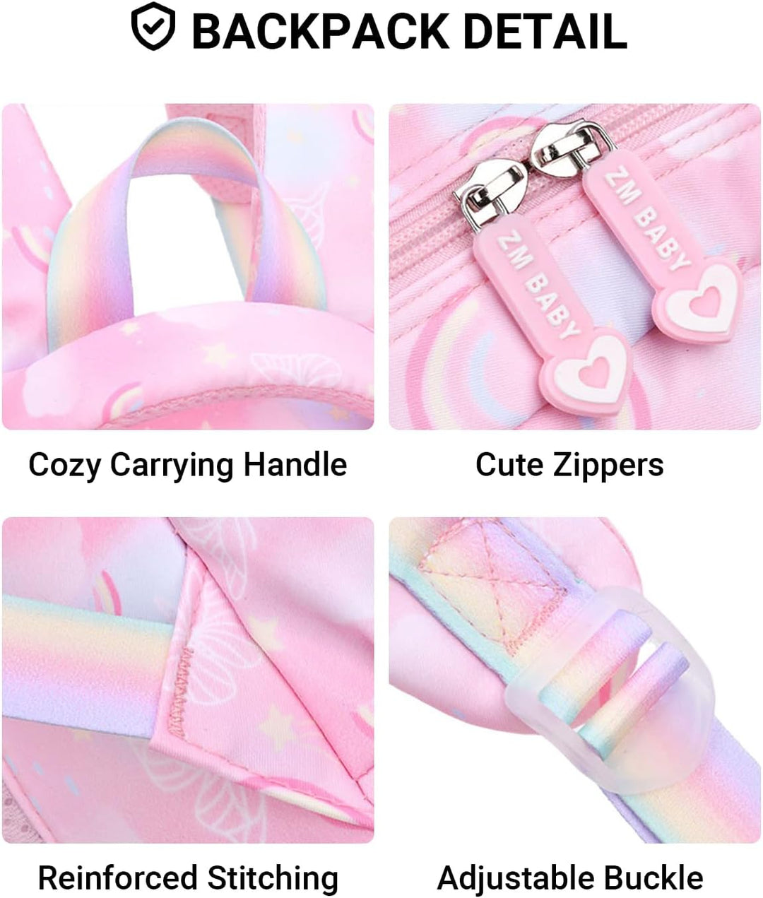 IvyH Kinderrucksack Mädchen Schulrucksack Grosse, Schulranzen Mädchen 2-6. Klasse, Wasserdicht Rucks