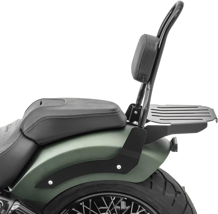 Sissy Bar M3 kompatibel für Indian Chief Bobber 21-22 mit Gepäckträger schwarz