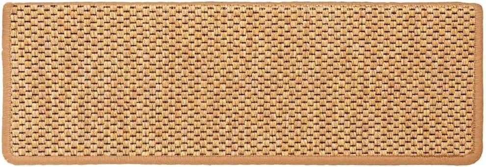vidaXL Stufenmatten Selbstklebend Sisal-Optik 30 STK. 65x21x4cm Orange, Treppenmatten, Treppenteppic