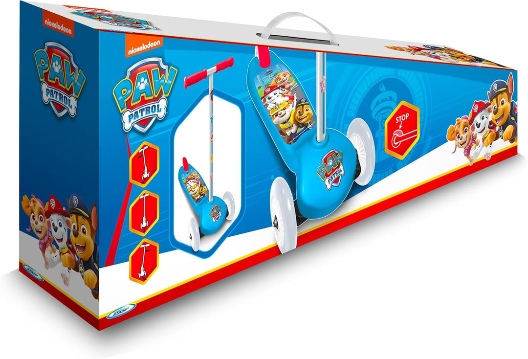 Stamp - Scooter Roller 3 Räder PAW PATROL Blue -Red-yellow, PAW PATROL Blue -Red-yellow