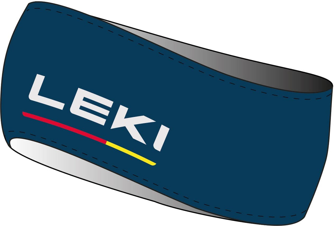 LEKI 4-Season Headband true navy blue - white, true navy blue - white