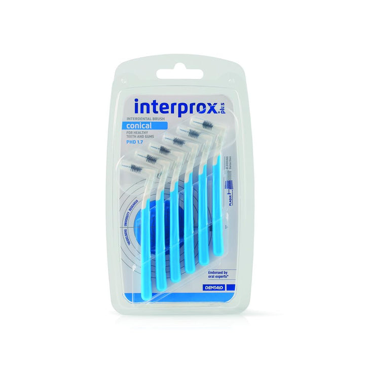6x Interprox plus Interdentalbürsten blau conical 6er Pack (6x 6er Pack)