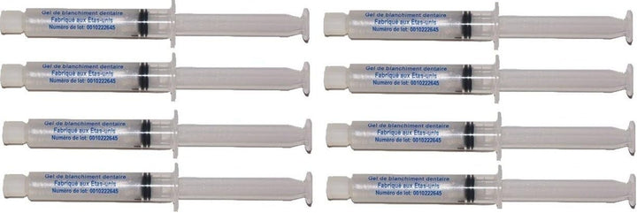 *White-Pro* Carbamid-Peroxid 0% Zahnweiss-Gel 80ML*8x10ml* Non-peroxid gel * MADE IN USA*Auffüllung