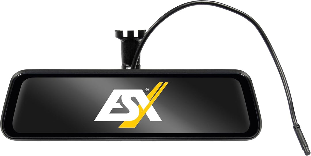 ESX VNA-Mirror - 9,7 Zoll Rückspiegelmonitor mit Vollbildansicht - HD Auflösung | 2 x Video IN | 9-3