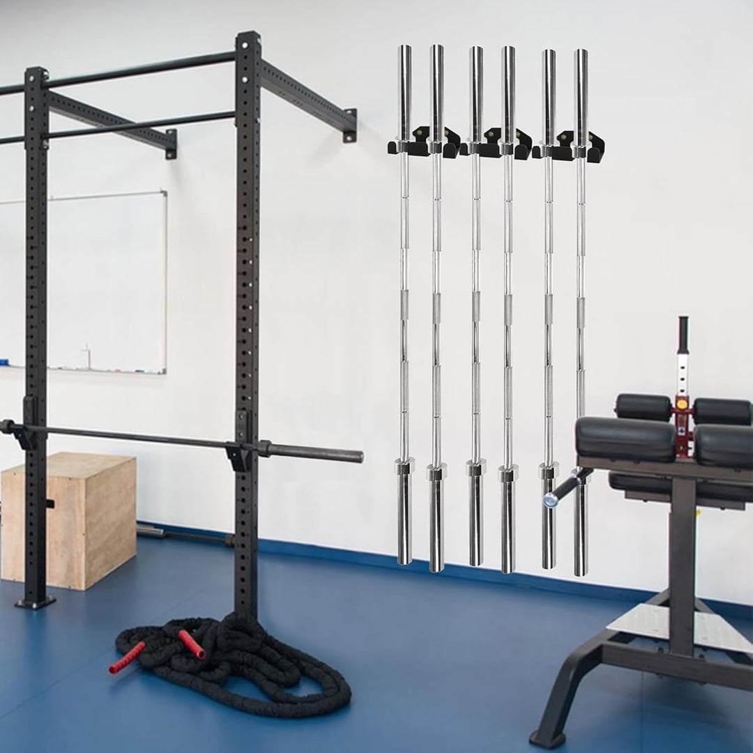 Wandhalterung für olympische Hanteln zum vertikalen Aufhängen, platzsparend, kommerzielles Fitnessst