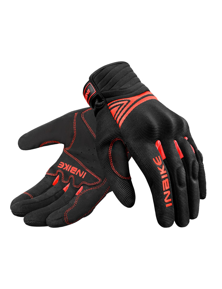 INBIKE Motorrad Handschuhe Motocross Sommer EUDE Foam Schutz Atmungsaktiv Touchscreen Motorradhandsc
