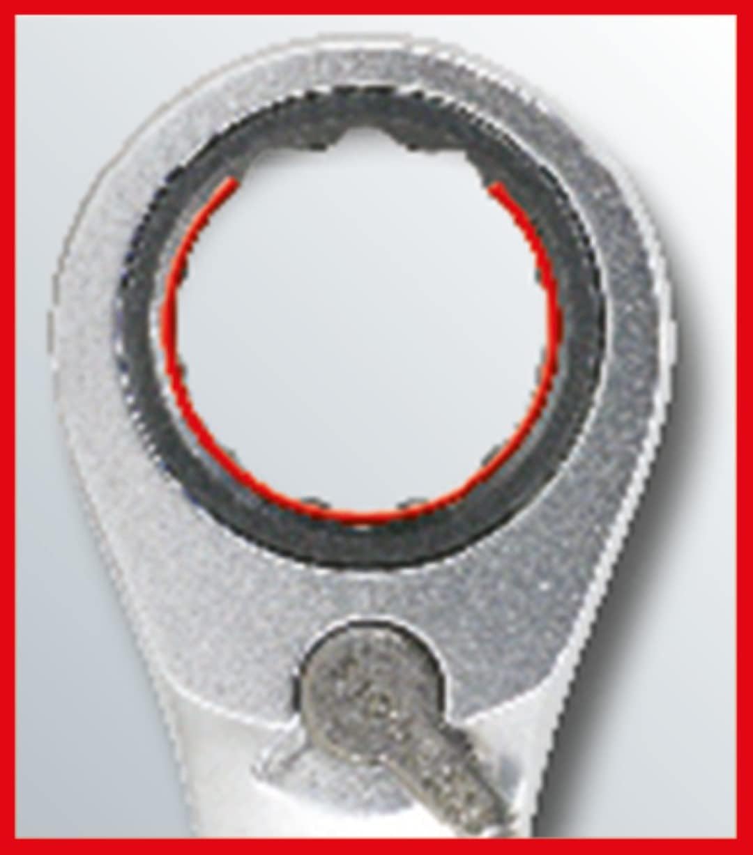 KS Tools 503.4955 GEARplus® RINGSTOP-Ratschenringmaulschlüssel-Satz, abgewinkelt, 5-tlg
