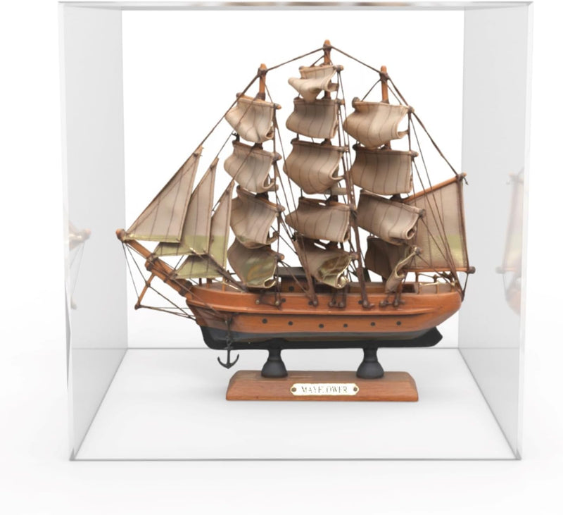 Hansen Schaukasten aus Acryl / Ausstellungshaube / Acrylhaube / Abdeckhaube / Showcase quadratisch,