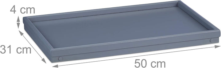 Relaxdays Betttablett Bambus, klappbare Beine, erhöhter Rand, Frühstückstablett fürs Bett, HBT: 4 x