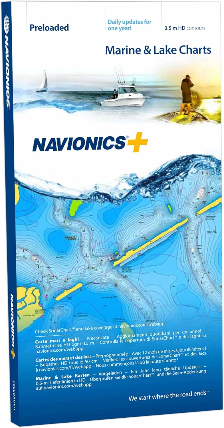 Navionics Plus 43XG Mittelmeer & Schwarzes Meer Meere & Seen, Karte auf SD/MSD